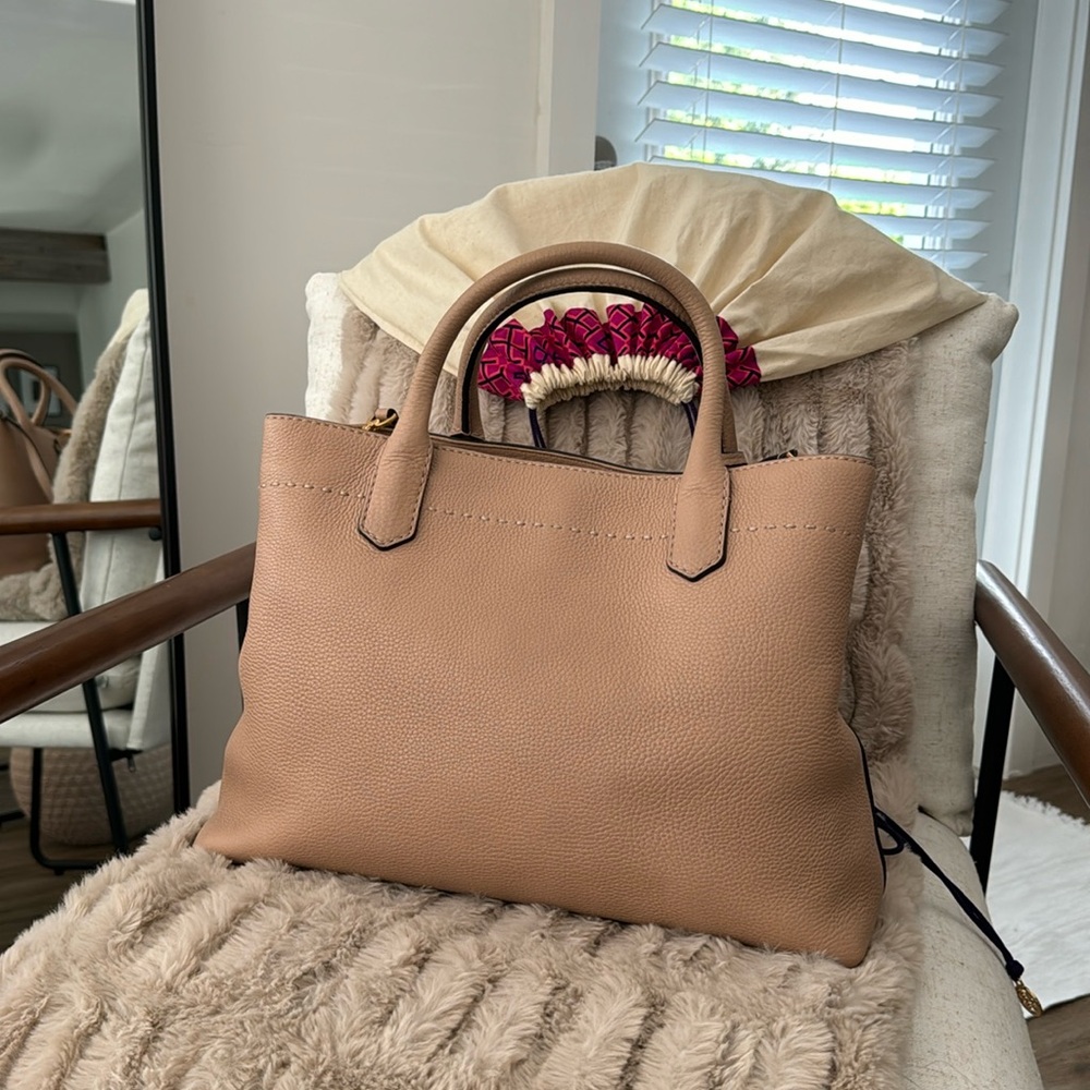 Tory Burch Nude Crossbody Tote - Picture 3 of 7